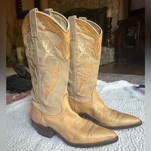 leather cowboy boots